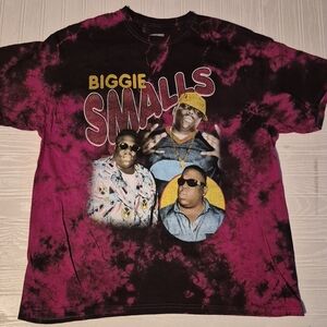 The Notorious B.I.G. Biggie Smalls Band Tee Mens Womens Tie Dye. Size XL.